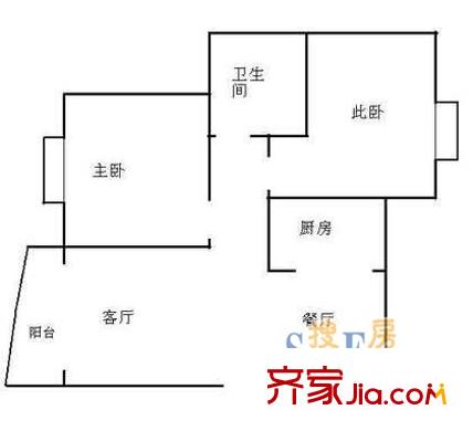 深圳叠翠新峰户型图3