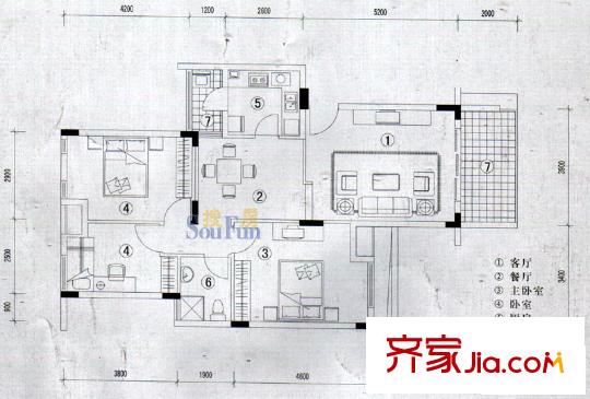 万科第五园 户型图