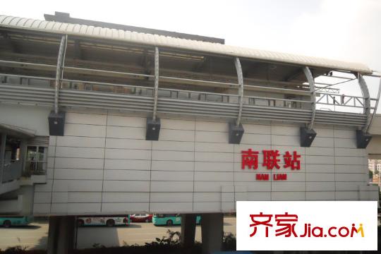 鹏达摩尔城交通图最近的地铁站南联站