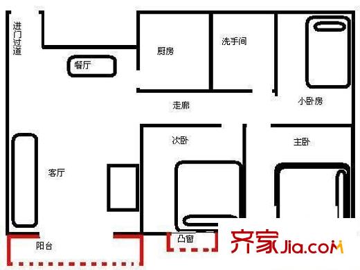 桂芳园五期 0室 户型图
