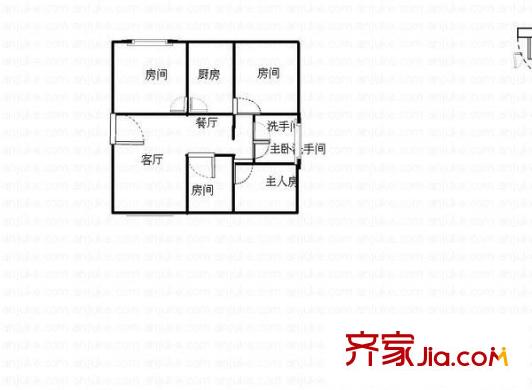 中城康桥花园二期 4室 户型图