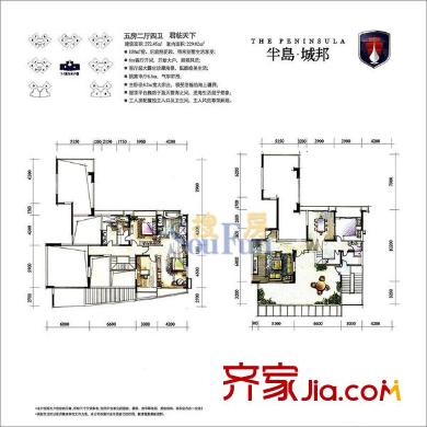 半岛城邦 0室 户型图