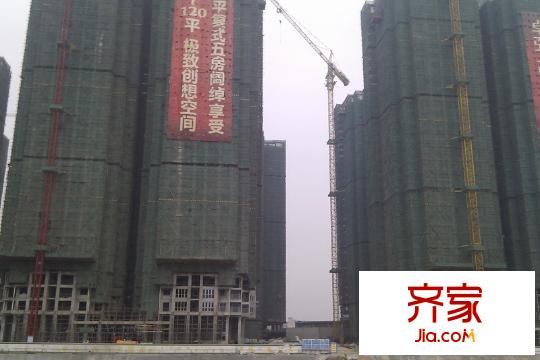 卓弘高尔夫雅苑俯瞰项目实景(2012.02.09)