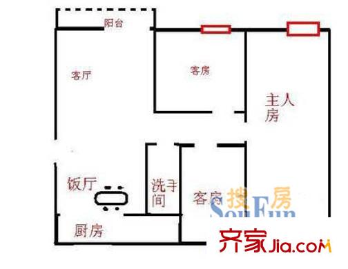 深圳 东方半岛花园 户型图16