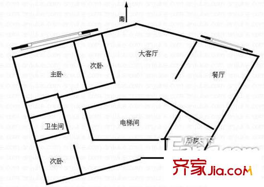 红树西岸 3室 户型图