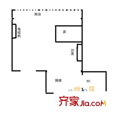 深圳百合星城户型图6