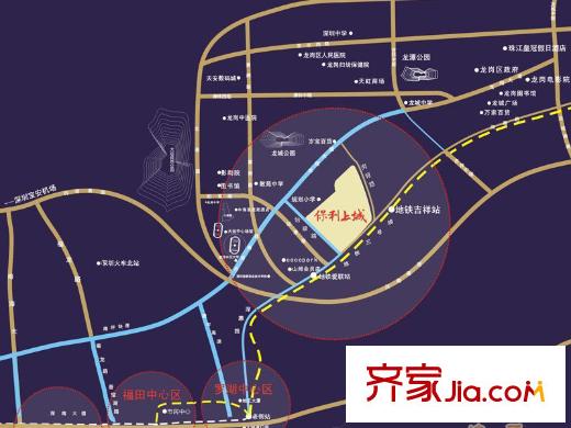 保利上城交通图