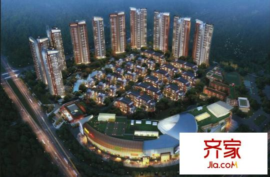 星河时代花园外景图