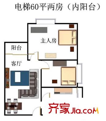 丽湖花园 0室 户型图