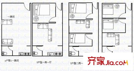 丽湖花园 0室 户型图