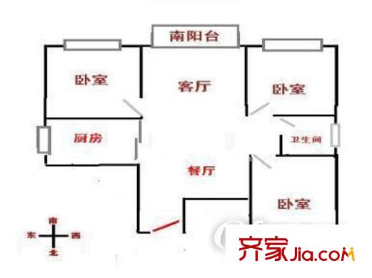 中海康城国际 0室 户型图
