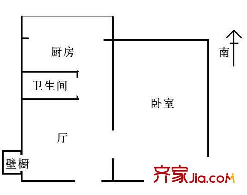 顺源里户型图户型图 1室1厅1卫1厨