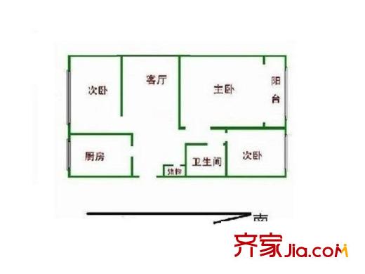 花家地小区 户型图