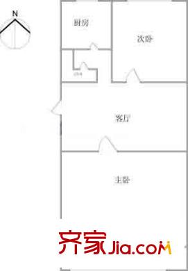 角门13号院户型图户型图 2室1厅1卫1厨