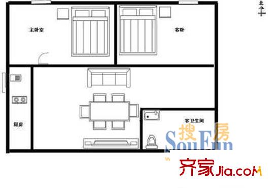 上海 景峰苑 户型图