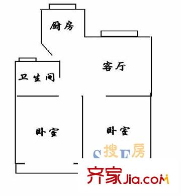 上海 红旗花苑 户型图