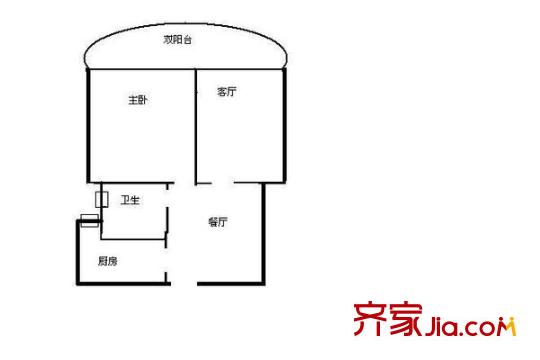 宁泰馨苑 0室 户型图