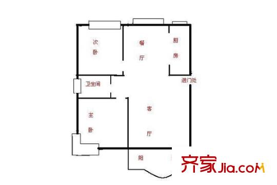 宁泰馨苑 0室 户型图