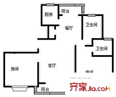明丰佳园 0室 户型图