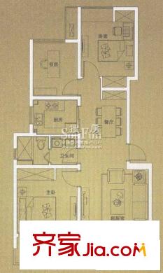 上海 万科金色雅筑 户型图