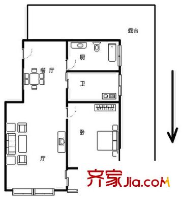 上海 东方知音苑 户型图