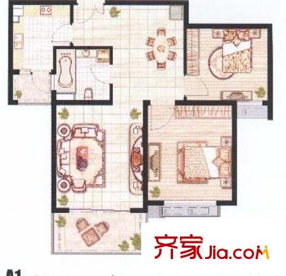 上海 嘉利明珠城 户型图