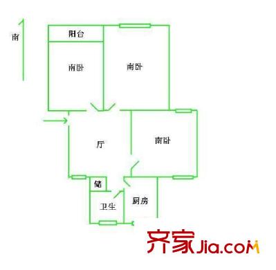 凌兆新村 户型图