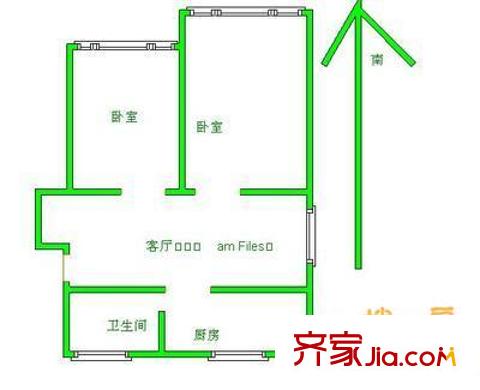 上海 南杨花园 户型图