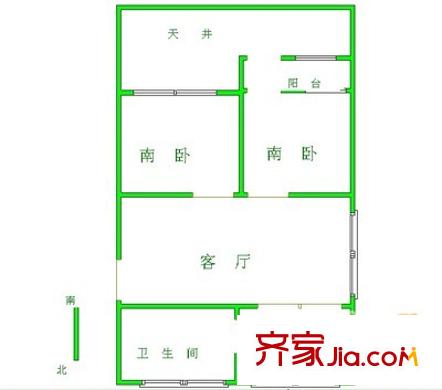 上海 南杨花园 户型图