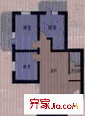 方南家园户型图户型图 3室1厅1卫1厨