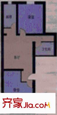 方南家园户型图户型图 2室1厅1卫1厨