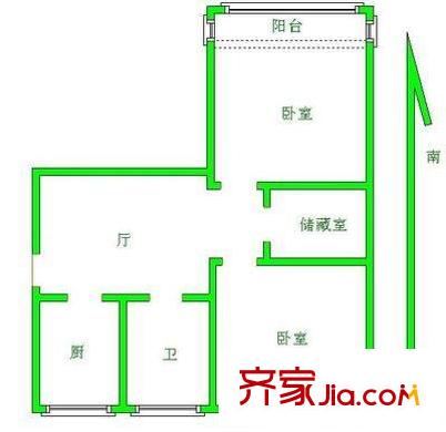 三佳花苑户型图
