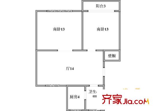 上海 万泰花园 户型图