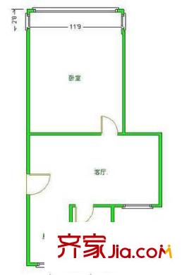 金泉苑(闸北)户型图上海 金泉苑(闸北) 户型图 1室1厅1卫1厨