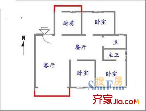 上海 幸福第一公寓 户型图