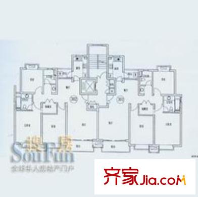 上海 水景书香园 户型图