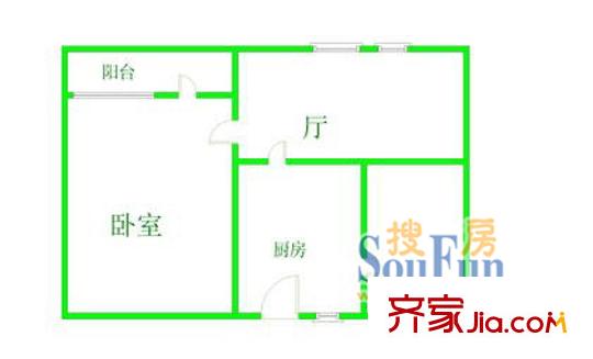 上海 幸福第一公寓 户型图