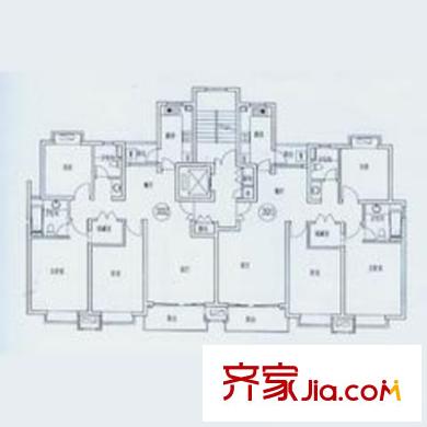 上海 水景书香园 户型图