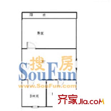 永兴小区户型图 户型图 1室1厅1卫1厨