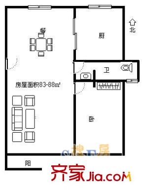上海 大学城松云水苑 户型图