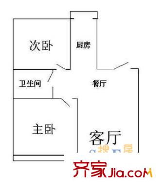 上海 紫晶南苑 户型图