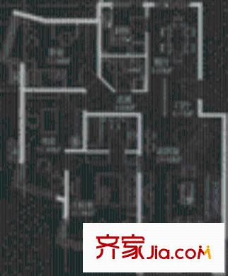 幸福时光户型图户型图 3室2厅2卫1厨