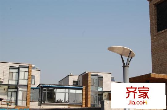 果岭小镇外景图果岭绿墅实景图