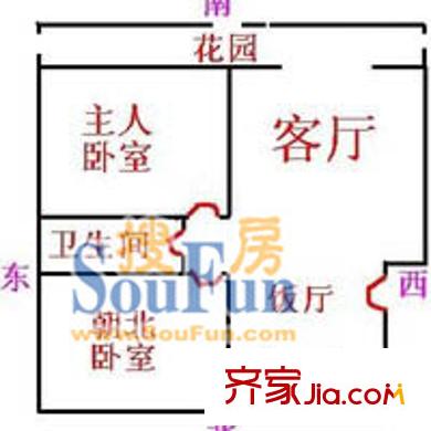 龙柏一村 户型图
