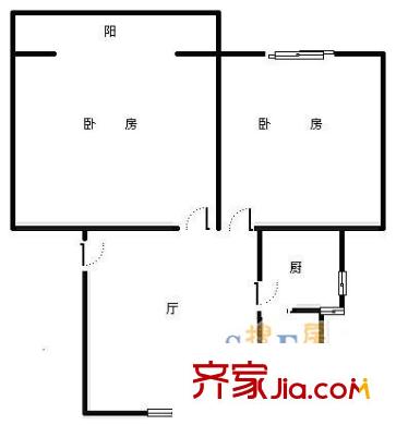 上海 黎安四村 户型图
