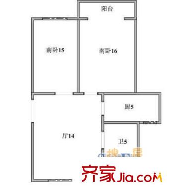 上海 黎安四村 户型图