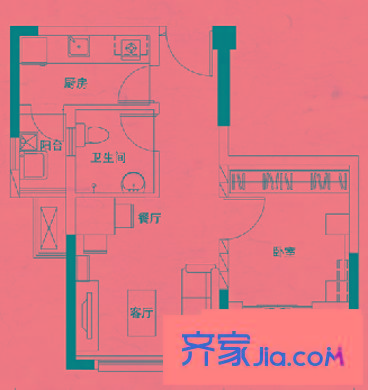 顺馨佳园(浦东) 0室 户型图