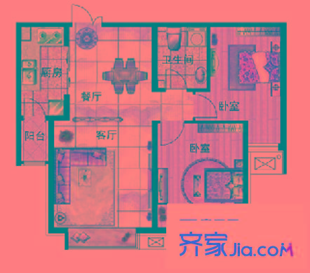 顺馨佳园(浦东) 0室 户型图