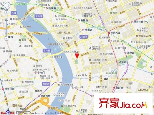 世茂滨江花园交通图