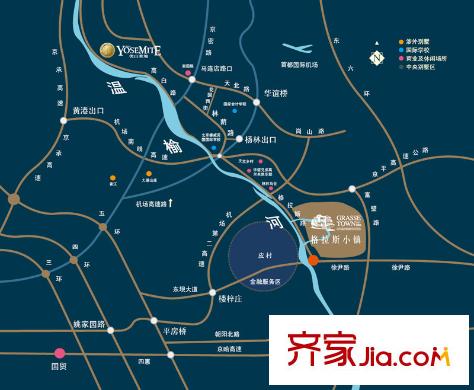 格拉斯小镇交通图